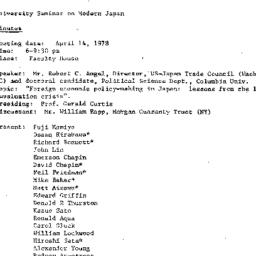 Minutes, 1978-04-14. Modern...