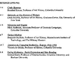 Schedules, Modernism and Mo...