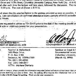 Announcements, 1995-03-12. ...