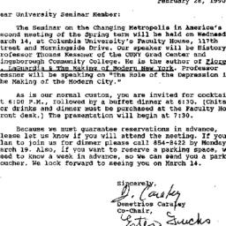 Announcements, 1990-02-28. ...