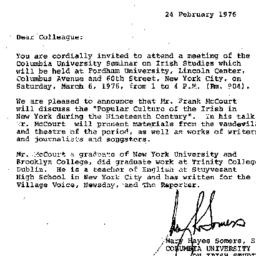 Announcements, 1976-02-24. ...
