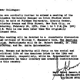Announcements, 1976-01-31. ...
