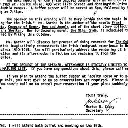 Announcements, 1989-05-05. ...