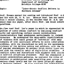 Minutes, 1974-10-05. Irish ...