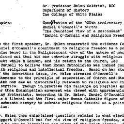Minutes, 1975-05-03. Irish ...