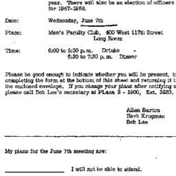 Announcements, 1967-06-07. ...