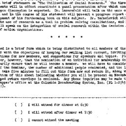 Announcements, 1964-10-30. ...