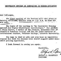 Announcements, 1977-09-30. ...
