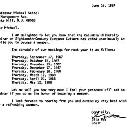Correspondence, 1987-06-16....