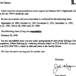 Correspondence, 1996-07-28....
