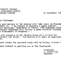 Announcements, 1982-09-24. ...