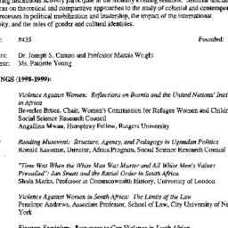 Schedules, Studies in Conte...