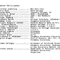 Minutes, 1985-10-15. Studie...