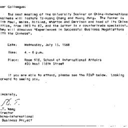 Announcements, 1988-06-20. ...