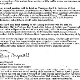 Announcements, 1996-03-06. ...