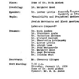 Minutes, 1969-12-10. The Na...