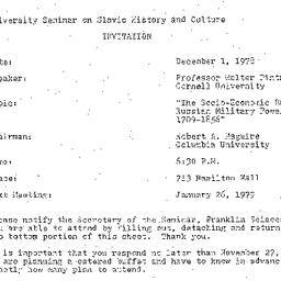 Announcements, 1978-12-01. ...
