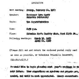 Announcements, 1969-02-14. ...