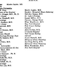 Minutes, 1991-04-01. Cancer...