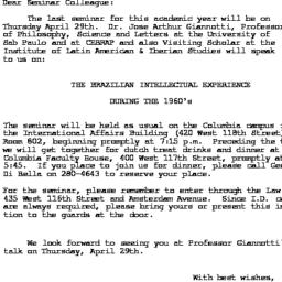 Announcements, 1982-04-29. ...