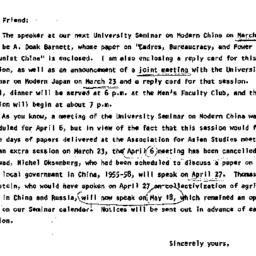 Announcements, 1966-02-28. ...