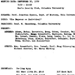 Correspondence, 1970-10-08....