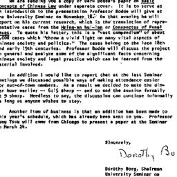 Announcements, 1964-11-07. ...