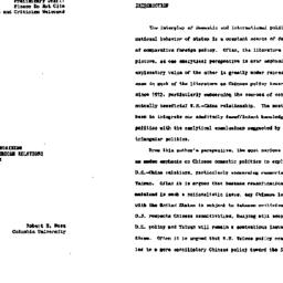 Speaker's paper, 1985-0...