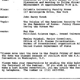 Announcements, 1980-03-28. ...
