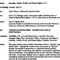 Announcements, 2000-04-25. ...