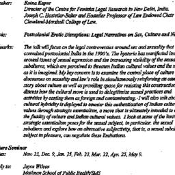Announcements, 1999-10-20. ...
