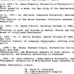 Announcements, 1994-09-05. ...