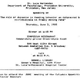 Announcements, 1988-06-02. ...