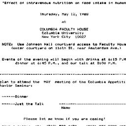 Announcements, 1988-05-12. ...