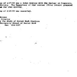 Correspondence, 1999-03-19....