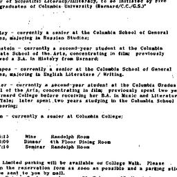Announcements, 1991-12-12. ...