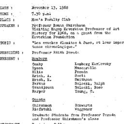Minutes, 1968-11-13. The An...