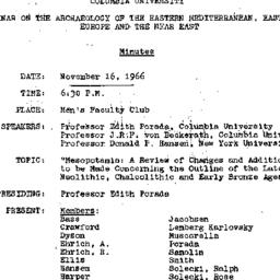 Minutes, 1966-11-16. The An...