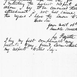 [Document, 1782 January 30]