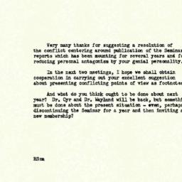 Correspondence, 1958-05-08....