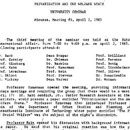 Minutes, 1985-04-02. Privat...