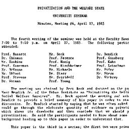 Minutes, 1985-04-17. Privat...