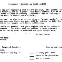 Announcements, 1977-09-18. ...