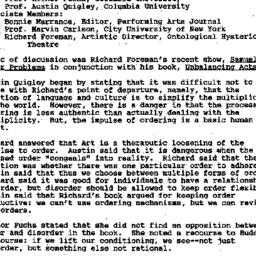 Minutes, 1993-03-24. Drama:...