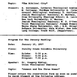 Announcements, 1997-01-15. ...