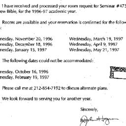 Correspondence, 1997-07-10....
