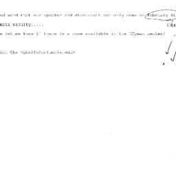 Correspondence, 2009-02-06....