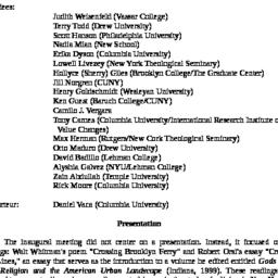 Minutes, 2007-05-04. Religi...