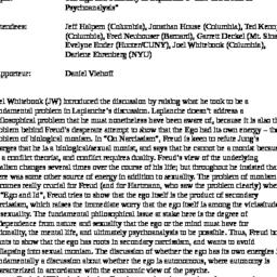 Minutes, 2007-03-26. Psycho...