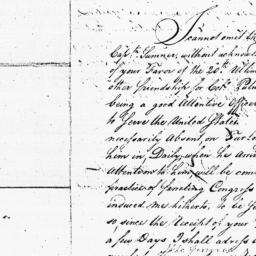 Document, 1779 March 25